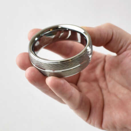 Flash Tungsten Carbide Metal Cock Ring