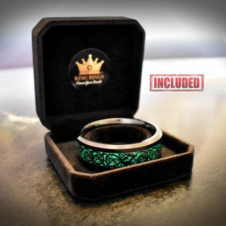Emerald Dragon Cock Ring in Gift Box