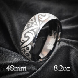 Tribal Night Tungsten Carbide Metal Cock Ring